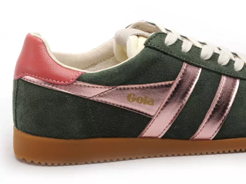 Gola BASKETS ELAN GLITZ CLB490 Vert Baskets Basses Femme
