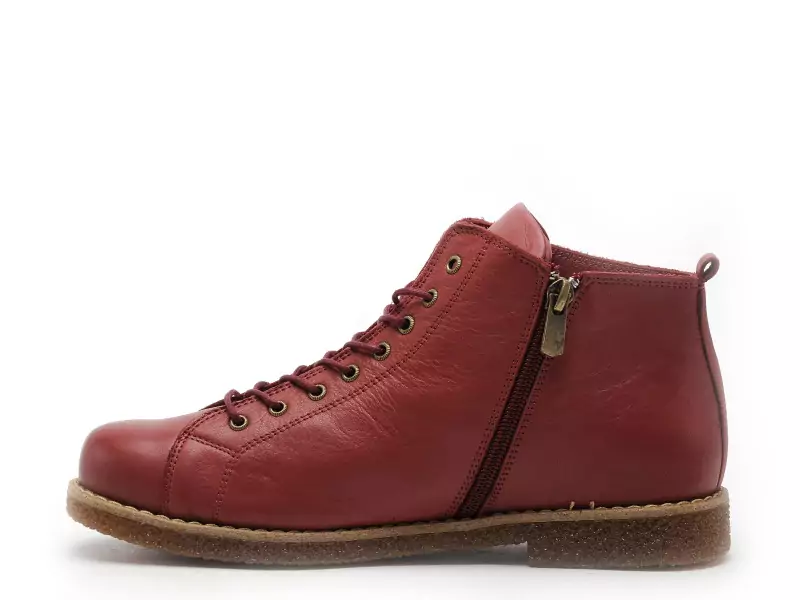 Andrea Conti BOOTS 0340020 Bordeaux Boots et Bottines Plates Femme