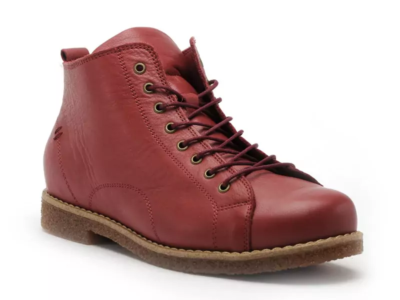 Andrea Conti BOOTS 0340020 Bordeaux Boots et Bottines Plates Femme
