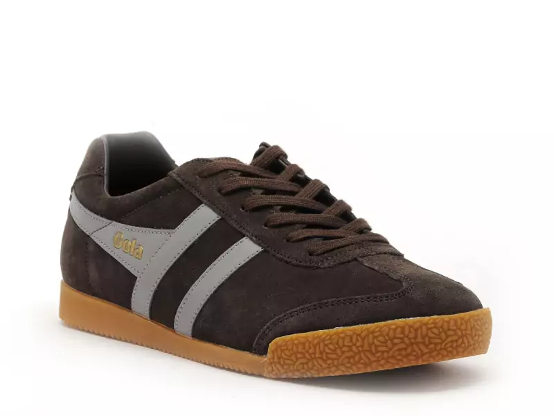Gola Baskets HARRIER CMA192 Marron Baskets Basses Homme