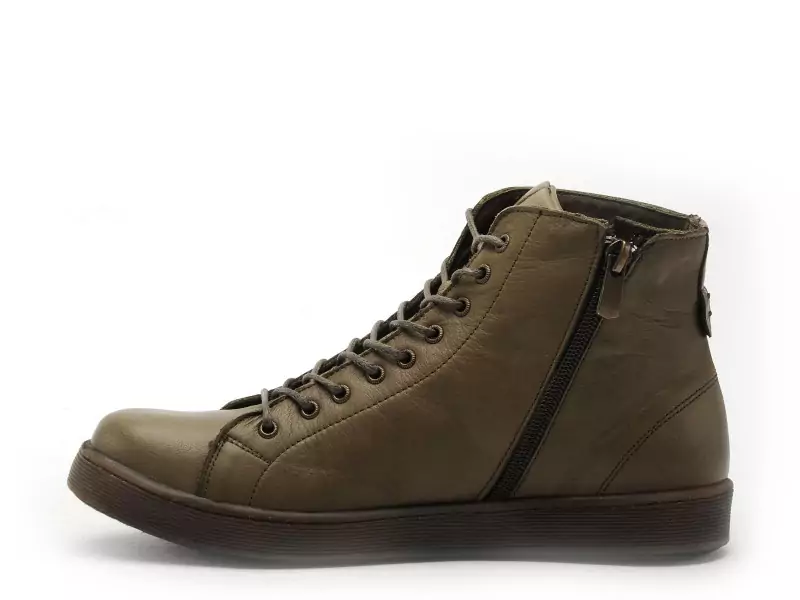 Andrea Conti Boots 0344900 Kaki Boots et Bottines Plates Femme