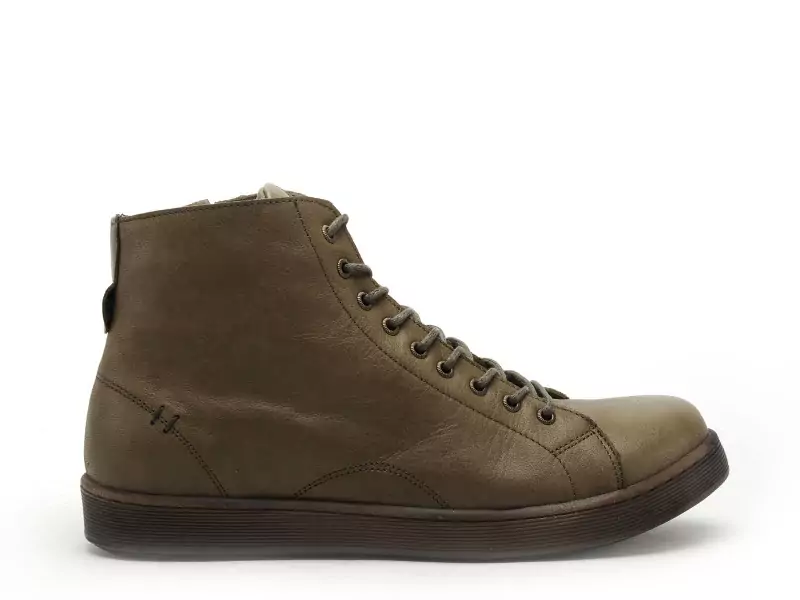 Andrea Conti Boots 0344900 Kaki Boots et Bottines Plates Femme