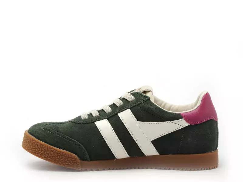 Gola Baskets ELAN CKA538 Vert Baskets Basses Fille