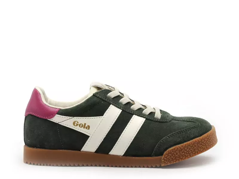 Gola Baskets ELAN CKA538 Vert Baskets Basses Fille