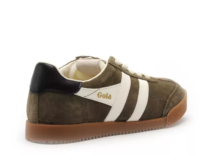 Gola Baskets ELAN CKA538 Kaki Baskets Basses Garçon