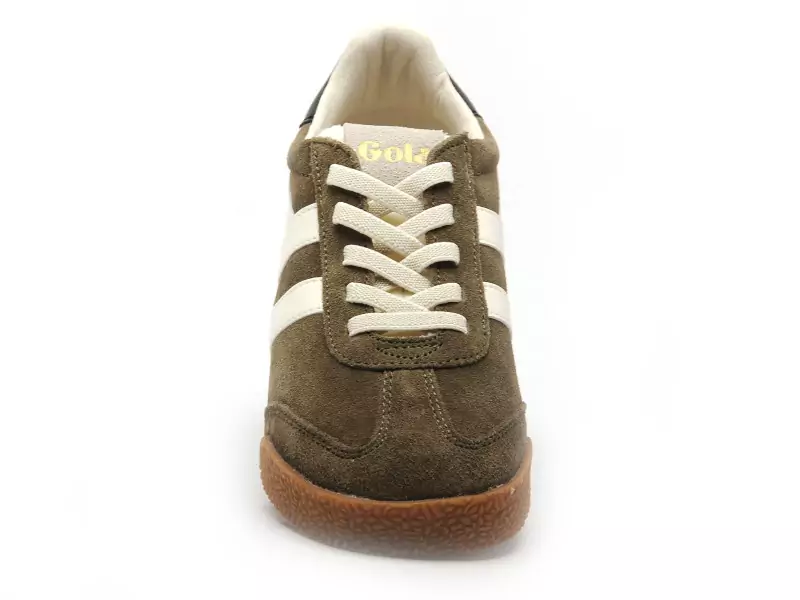 Gola Baskets ELAN CKA538 Kaki Baskets Basses Garçon