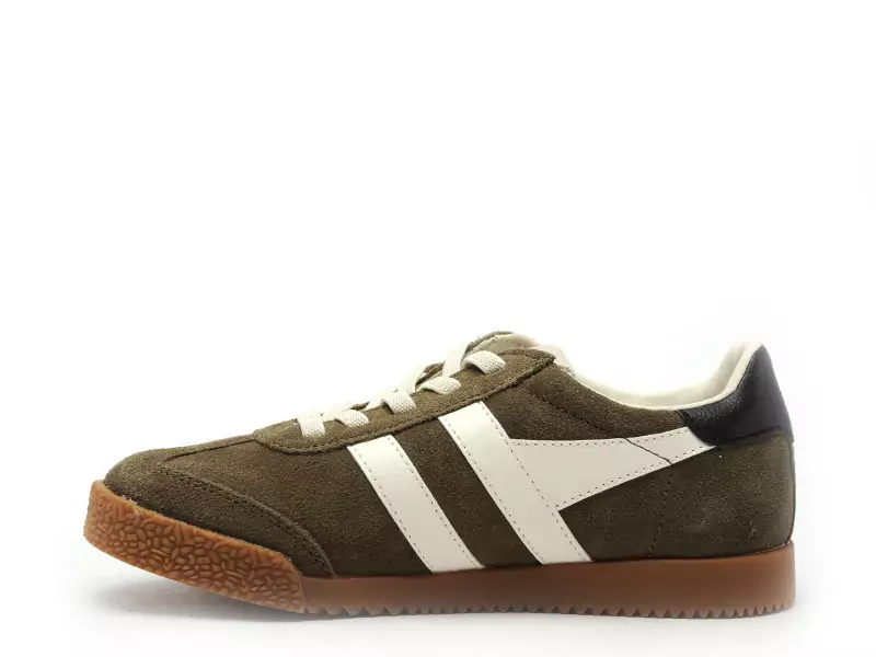 Gola Baskets ELAN CKA538 Kaki Baskets Basses Garçon