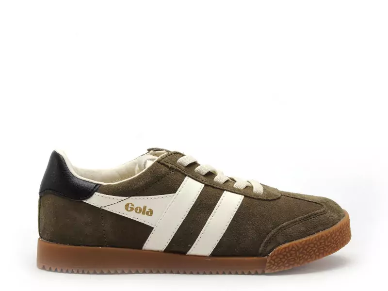 Gola Baskets ELAN CKA538 Kaki Baskets Basses Garçon