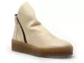 Follia Dolce 411 Blanc Boots et Bottines Plates Femme