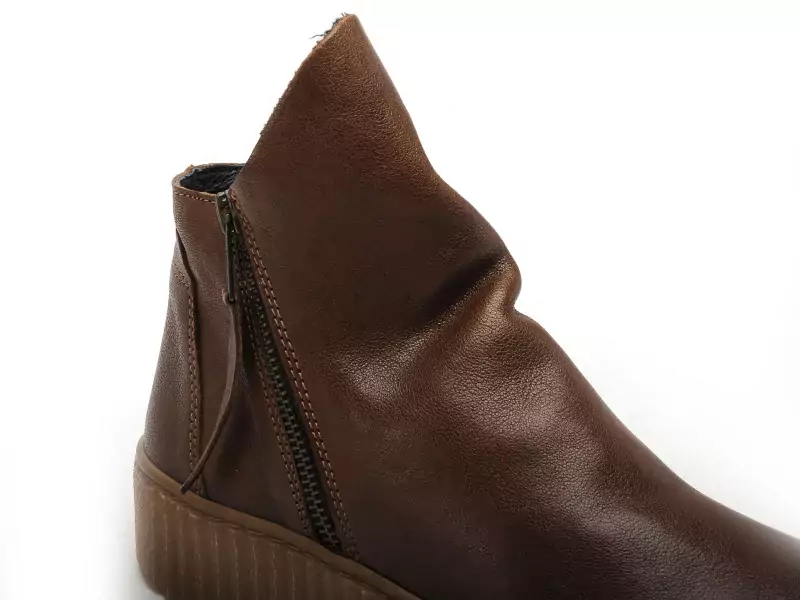 Follia Dolce 411 Marron Boots et Bottines Plates Femme
