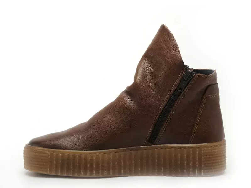 Follia Dolce 411 Marron Boots et Bottines Plates Femme