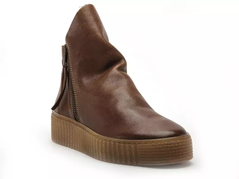 Follia Dolce 411 Marron Boots et Bottines Plates Femme