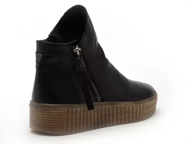 Follia Dolce 411 Noir Boots et Bottines Plates Femme