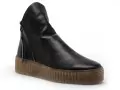 Follia Dolce 411 Noir Boots et Bottines Plates Femme