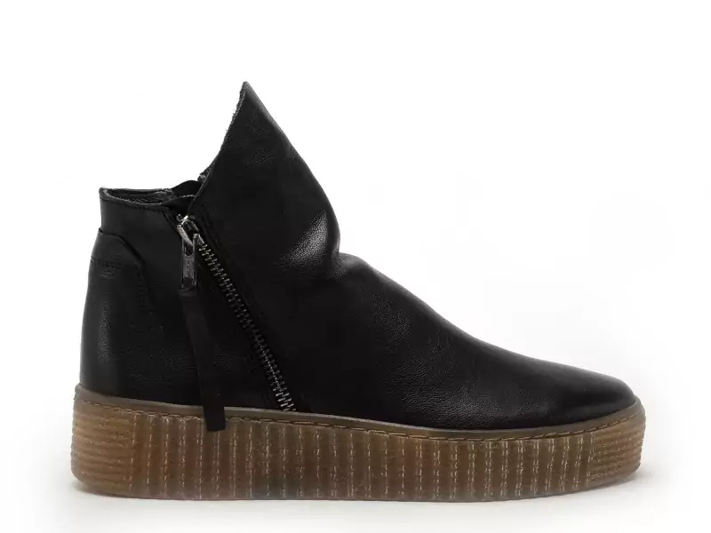 Follia Dolce 411 Noir Boots et Bottines Plates Femme