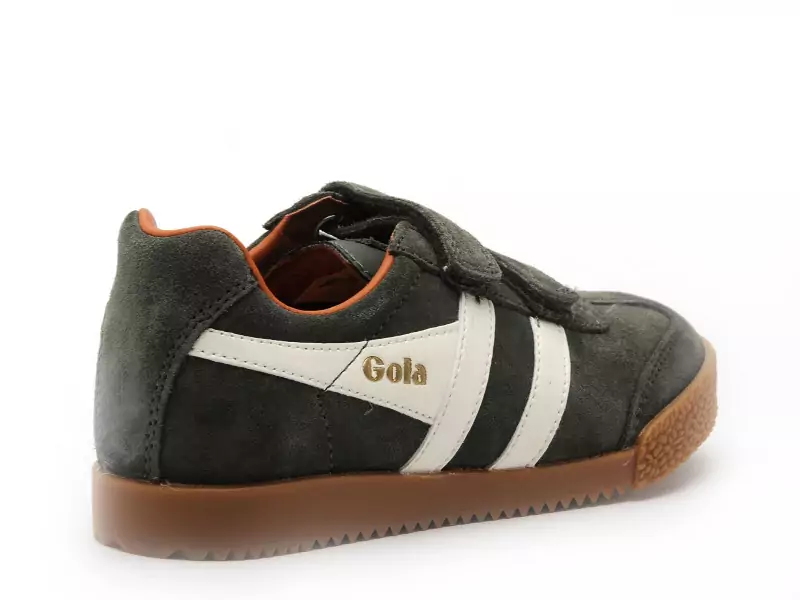Gola HARRIER STRAP CKA192 Kaki Baskets Basses Garçon
