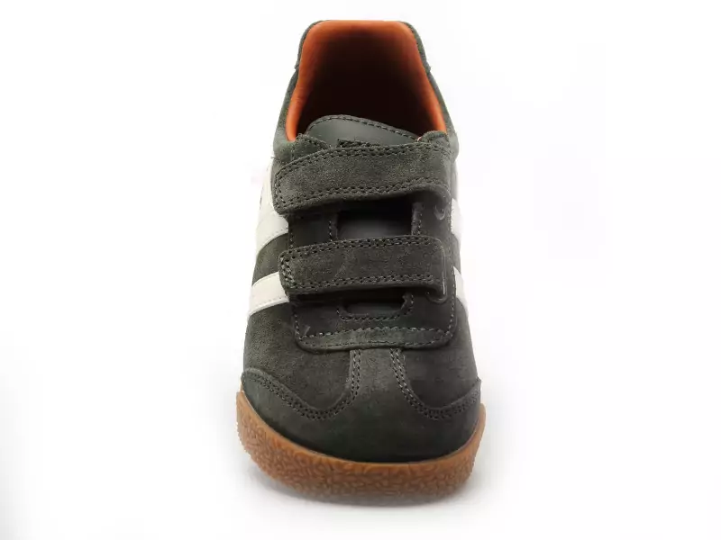 Gola HARRIER STRAP CKA192 Kaki Baskets Basses Garçon
