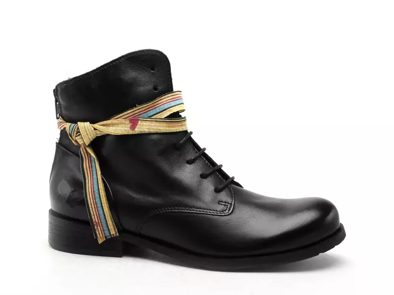 Felmini 1072 Noir Boots et Bottines Plates Femme