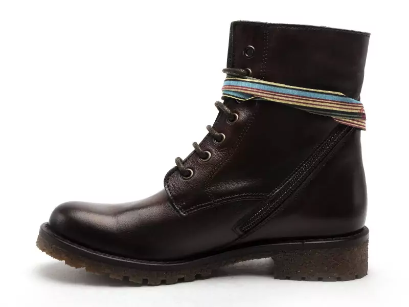 Felmini D916 Marron Boots et Bottines Plates Femme