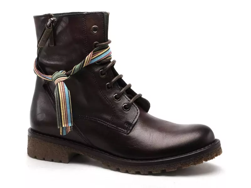 Felmini D916 Marron Boots et Bottines Plates Femme