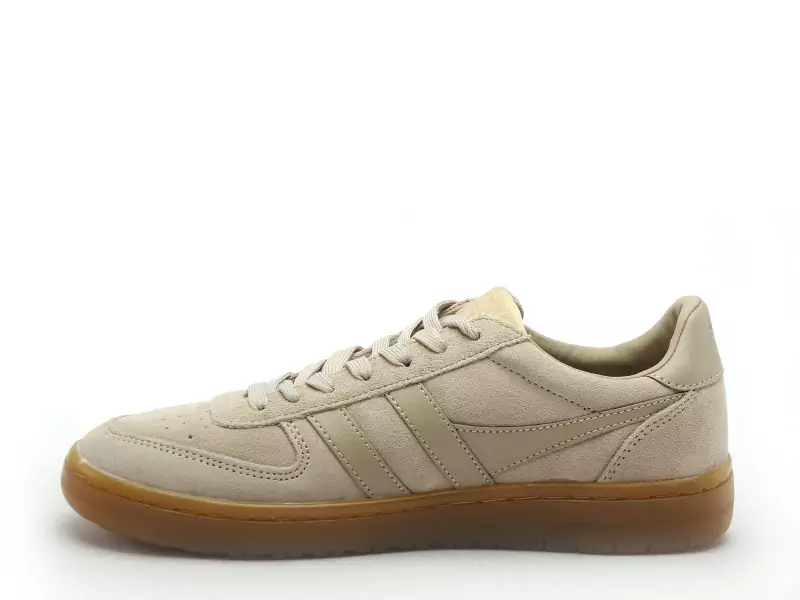 Gola HAWK SUEDE 86 CLB571 Beige Baskets Basses Femme