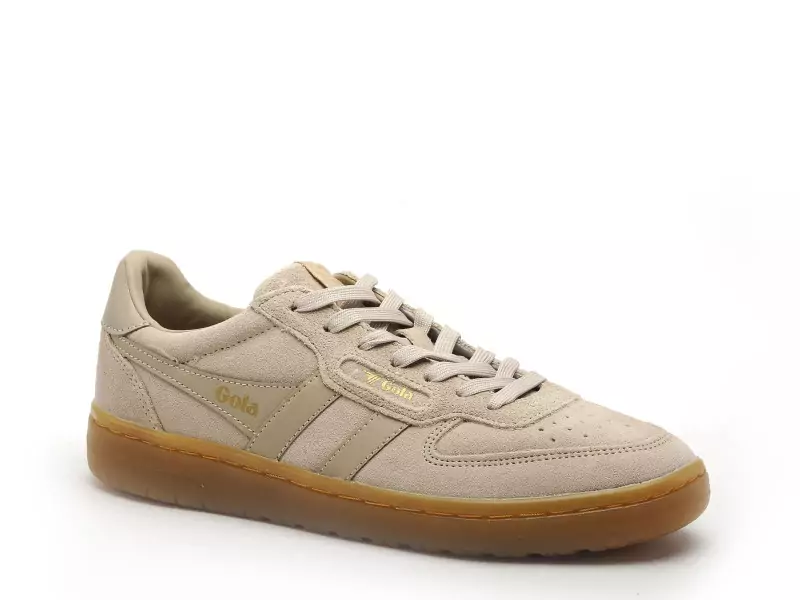 Gola HAWK SUEDE 86 CLB571 Beige Baskets Basses Femme