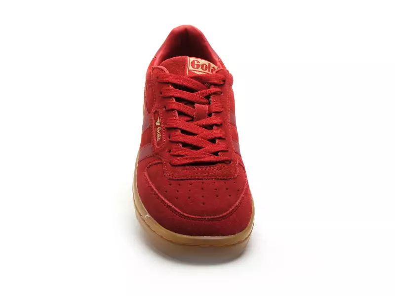 Gola HAWK SUEDE 86 CLB571 Rouge Baskets Basses Femme