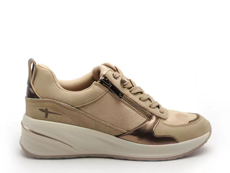 Tamaris 23754 45 Beige Baskets Basses Femme