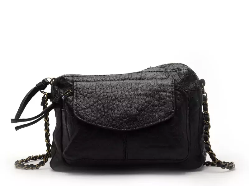 Pieces Sac PCNAINA LEATHER CROSS BODY FC NOOS Noir Accessoires Femme