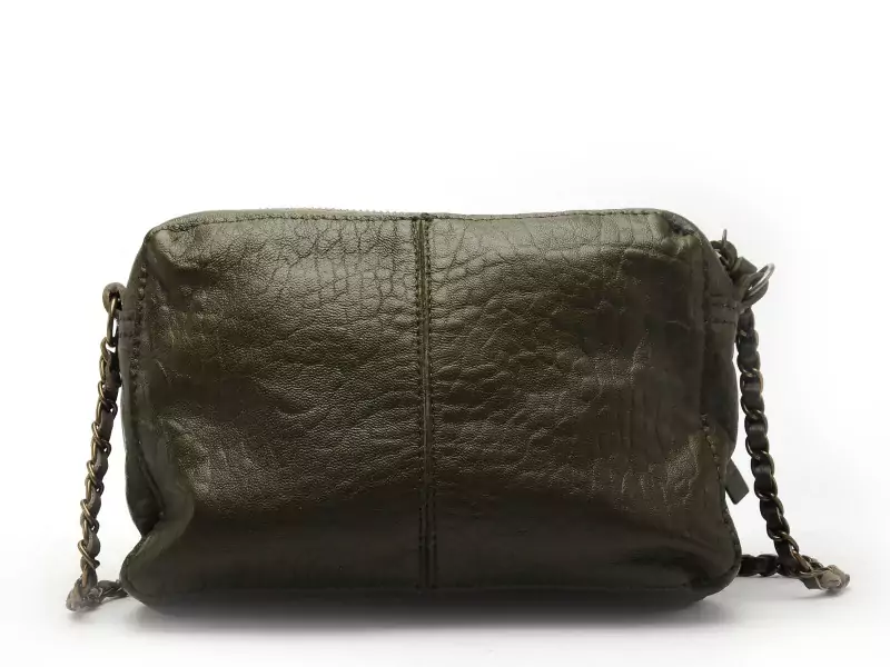 Pieces Sac à main PCNAINA LEATHER CROSS BODY FC NOOS Kaki Accessoires Femme