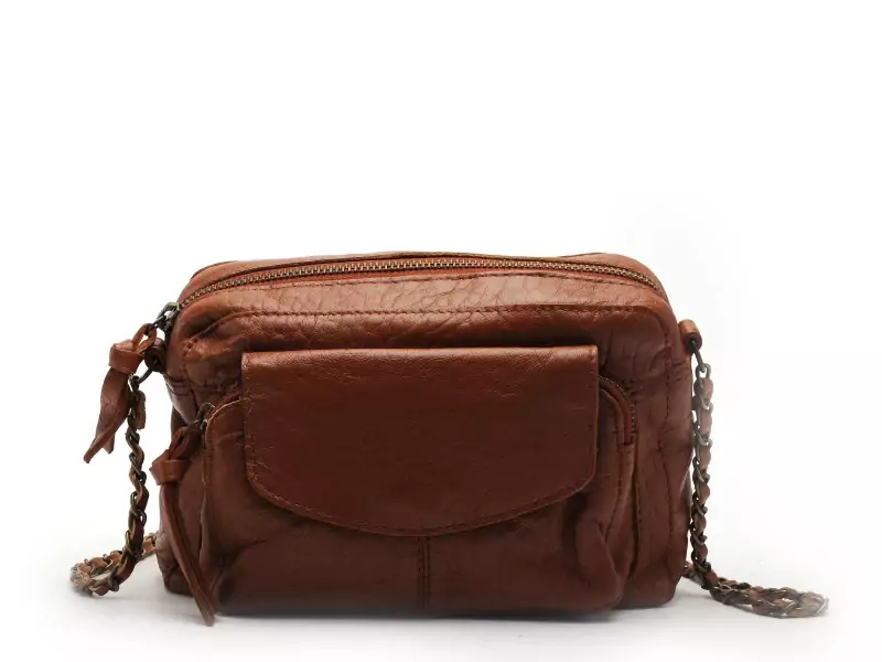  Sac à main PCNAINA LEATHER CROSS BODY FC NOOS Marron Accessoires Femme