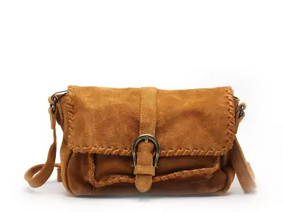 Sac à main PCJENNY SUEDE CROSS BODY FC Marron