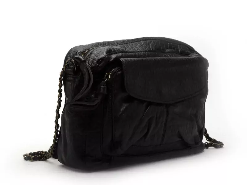 Pieces Sac à main PC NAINA LEATHER LARGE BODY Noir Accessoires Femme