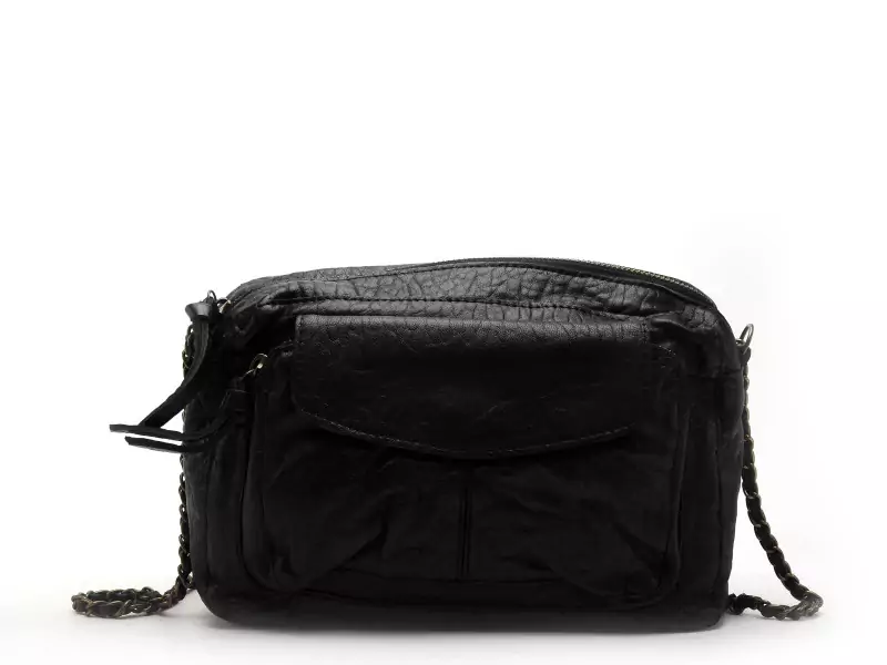 Pieces Sac à main PC NAINA LEATHER LARGE BODY Noir Accessoires Femme