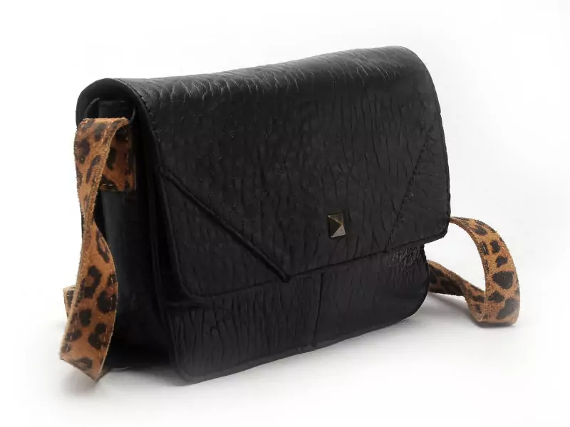 Pieces Sac à main PCJUNE LEATHER CROSS BODY FC Noir Accessoires Femme