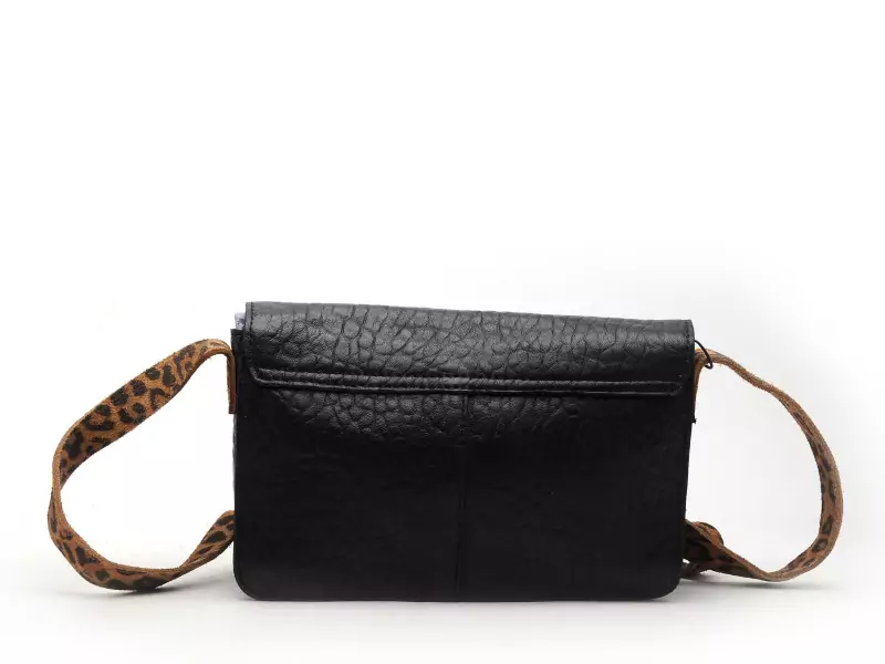 Pieces Sac à main PCJUNE LEATHER CROSS BODY FC Noir Accessoires Femme