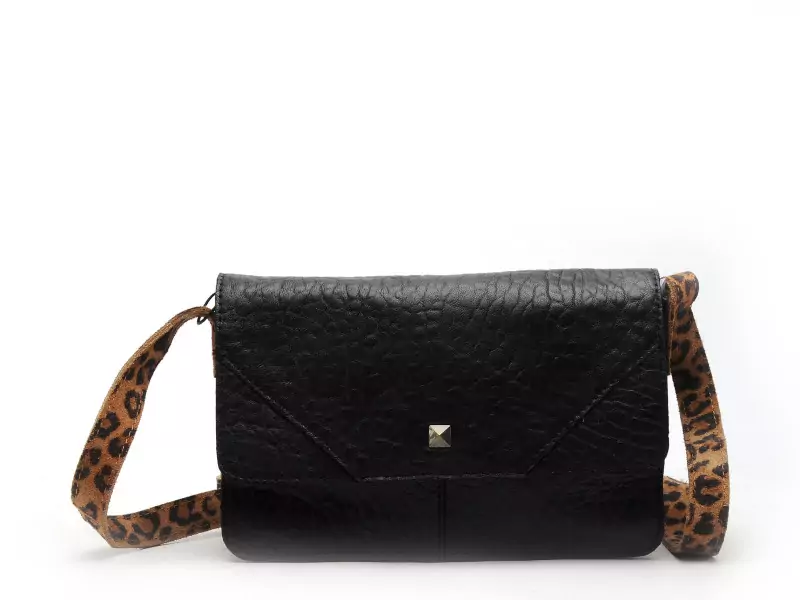 Pieces Sac à main PCJUNE LEATHER CROSS BODY FC Noir Accessoires Femme
