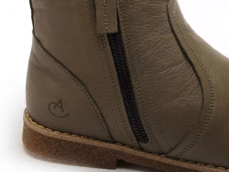 Andrea Conti BOOTS 0344814 Kaki Boots et Bottines Plates Femme