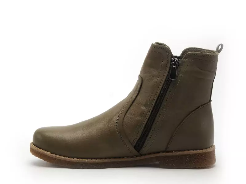 Andrea Conti BOOTS 0344814 Kaki Boots et Bottines Plates Femme