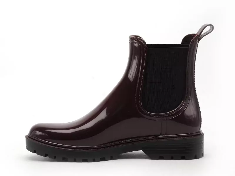 Verbenas Bottes de pluie GAUDI BRILLO Bordeaux Boots et Bottines Plates Femme
