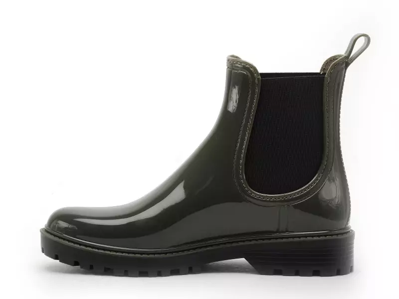 Verbenas Bottes de pluie GAUDI BRILLO Kaki Boots et Bottines Plates Femme