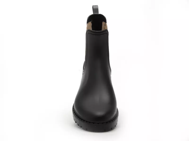 Verbenas Bottes de pluie GAUDI MAT ANIMAL Noir Boots et Bottines Plates Femme