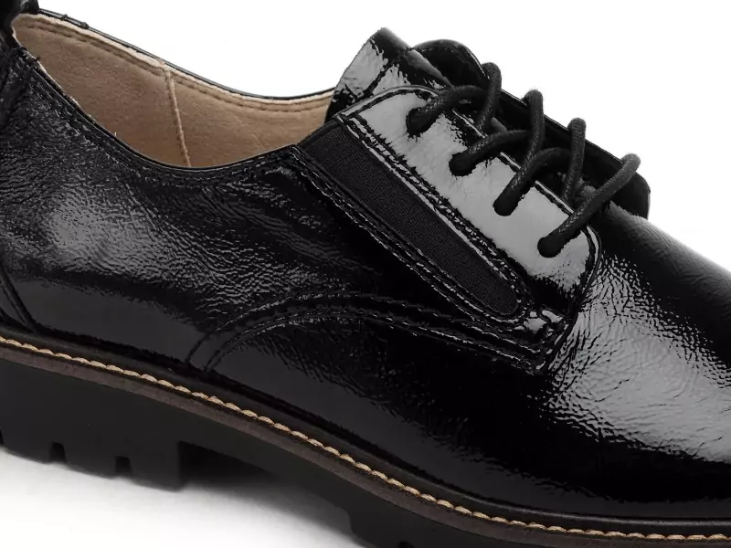 Caprice Derbies 23703 45 Noir Derbies Femme