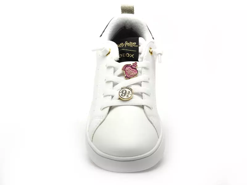 Geox Baskets J ECLYPER GIRL J56LRA Blanc Baskets Basses Fille