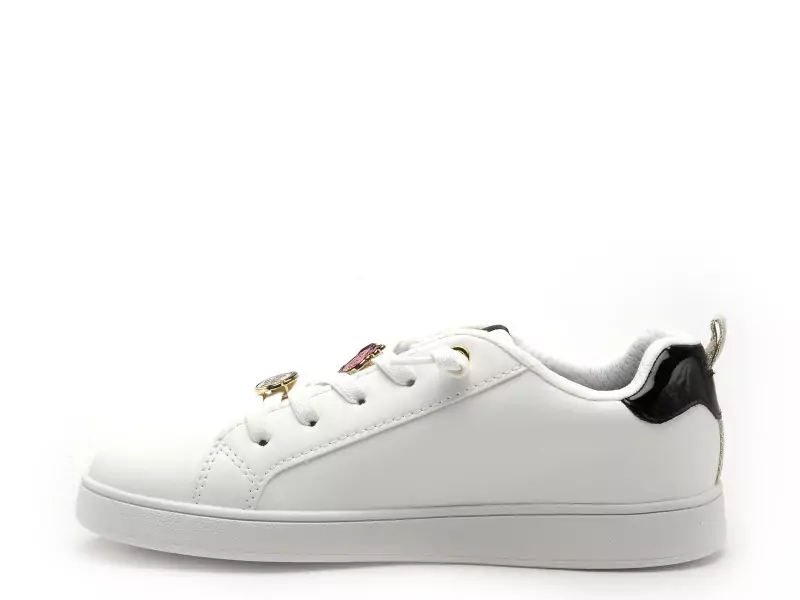 Geox Baskets J ECLYPER GIRL J56LRA Blanc Baskets Basses Fille