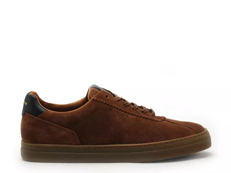 Schmoove Baskets SPARK CLAY TOE Marron Baskets Basses Homme