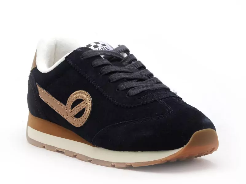 No Name Baskets CITY RUN JOGGER Bleu Baskets Basses Femme