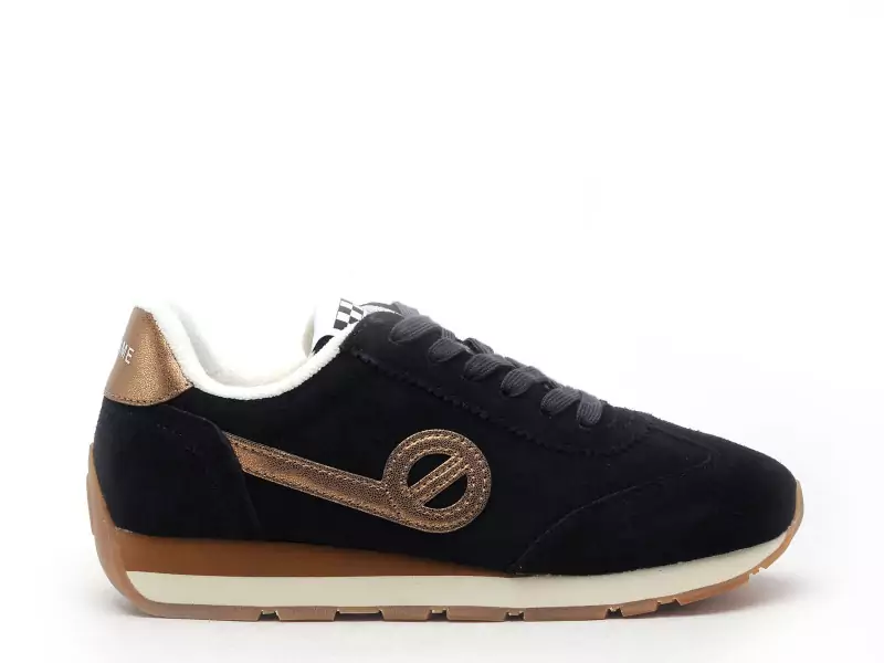 No Name Baskets CITY RUN JOGGER Bleu Baskets Basses Femme