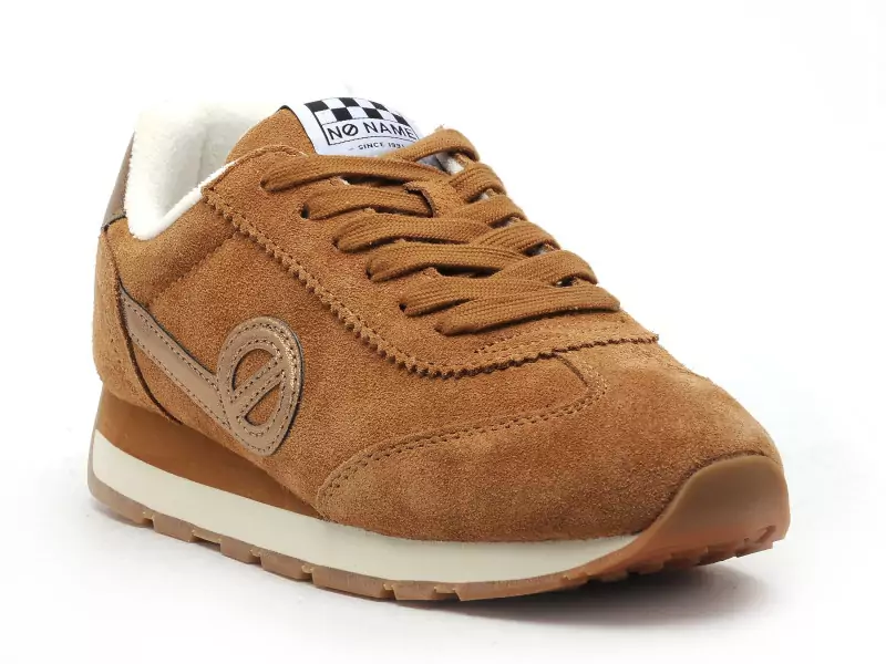 No Name Baskets CITY RUN JOGGER Marron Baskets Basses Femme
