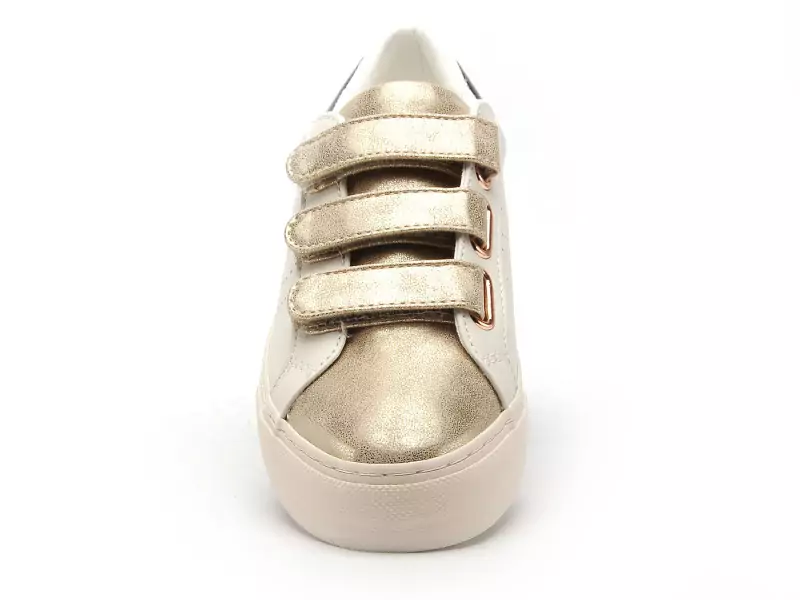 No Name Baskets ARCADE STRAPS PERFO Blanc Baskets Basses Femme
